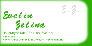 evelin zelina business card